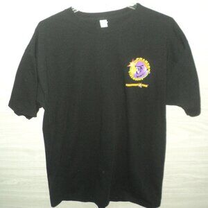 Phantom Fireworks T-Shirt Men's XL Black BOOM! in Purple Short Sleeve Excellent